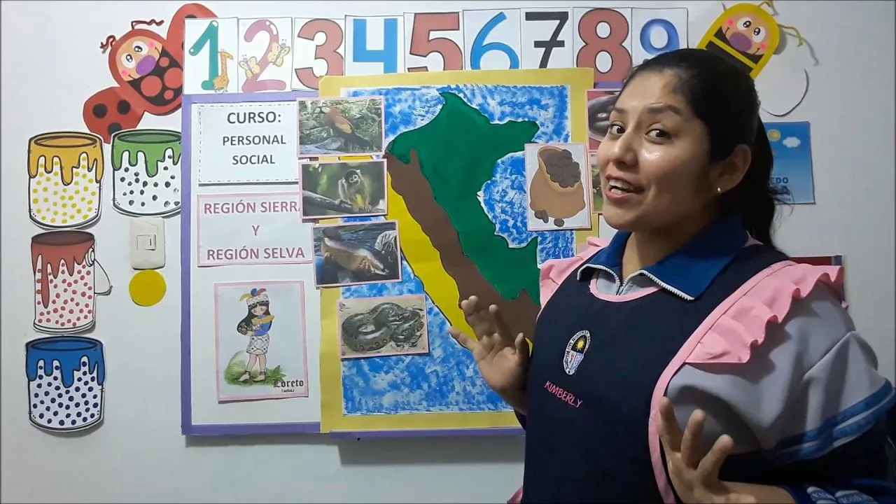 REGIÓN SIERRA Y REGIÓN SELVA, para niños de 5 años, nivel inicial. - YouTube