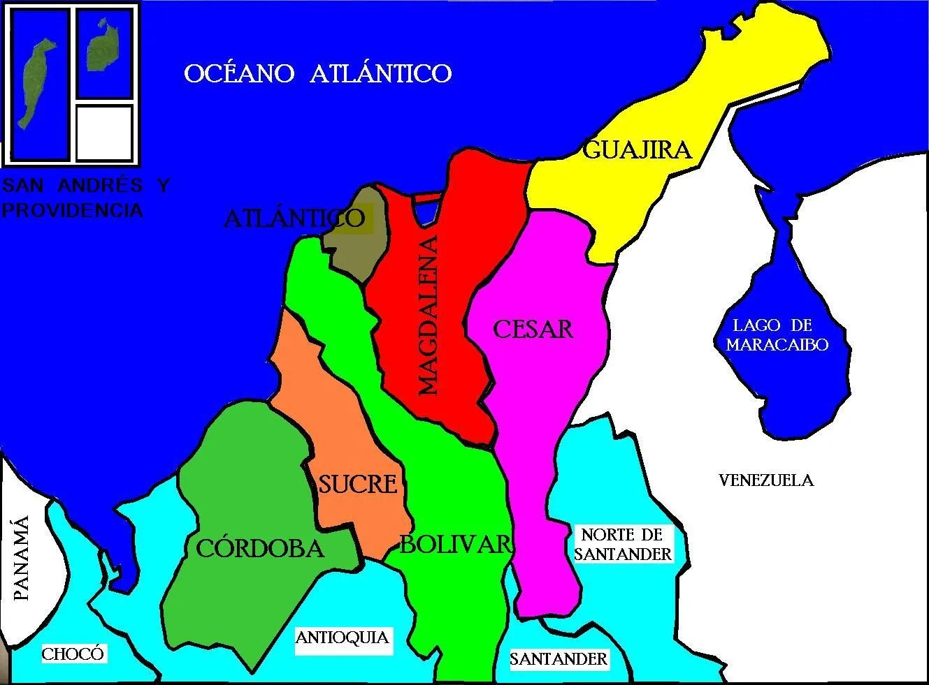 Regiones | Geografía de Colombia