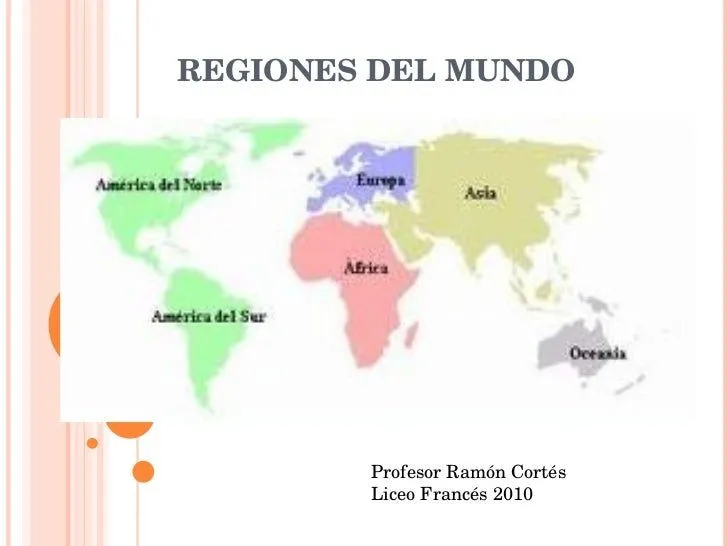 Regiones del mundo