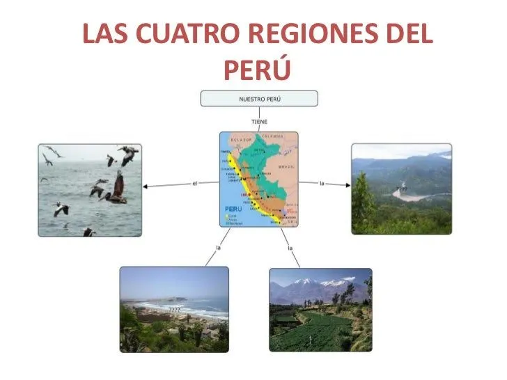 Las cuatro regiones del perú