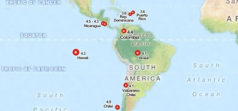 Registro de Sismos en el Continente Americano 26-Nov-2012 ...