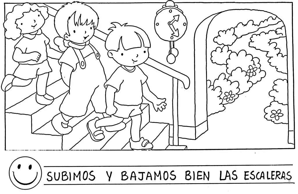 Reglas de convivencia familiar en dibujos para colorear - Imagui