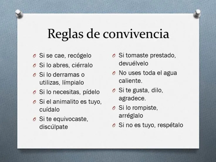 reglas de convivencia | Psicología, Conciencia y Espiritualidad | Pin…