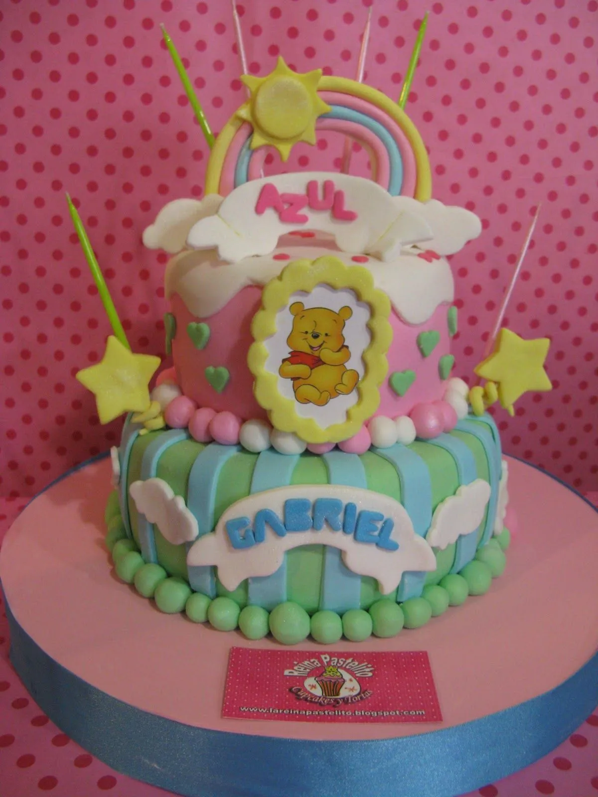 Reina Pastelito Cupcakes Tortas: Torta Winnie Pooh