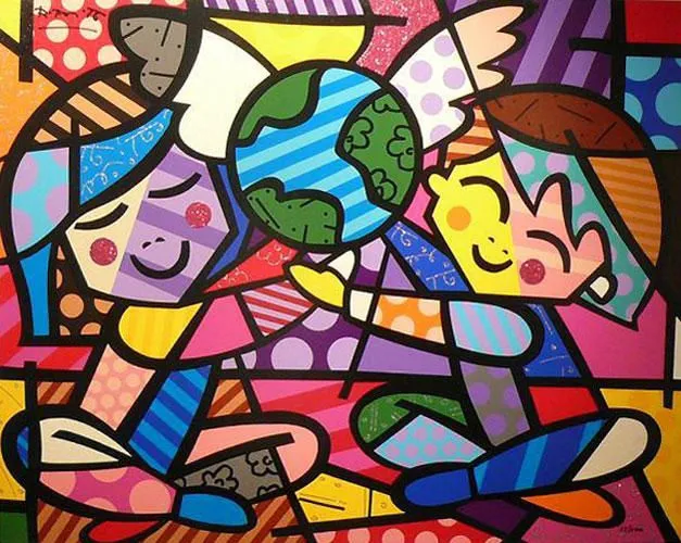 rekuromeo daily blog: Brazilian pop artist Romero Britto