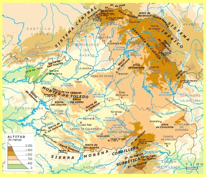 EL RELIEVE DE CASTILLA LA MANCHA | Mi aula en la red