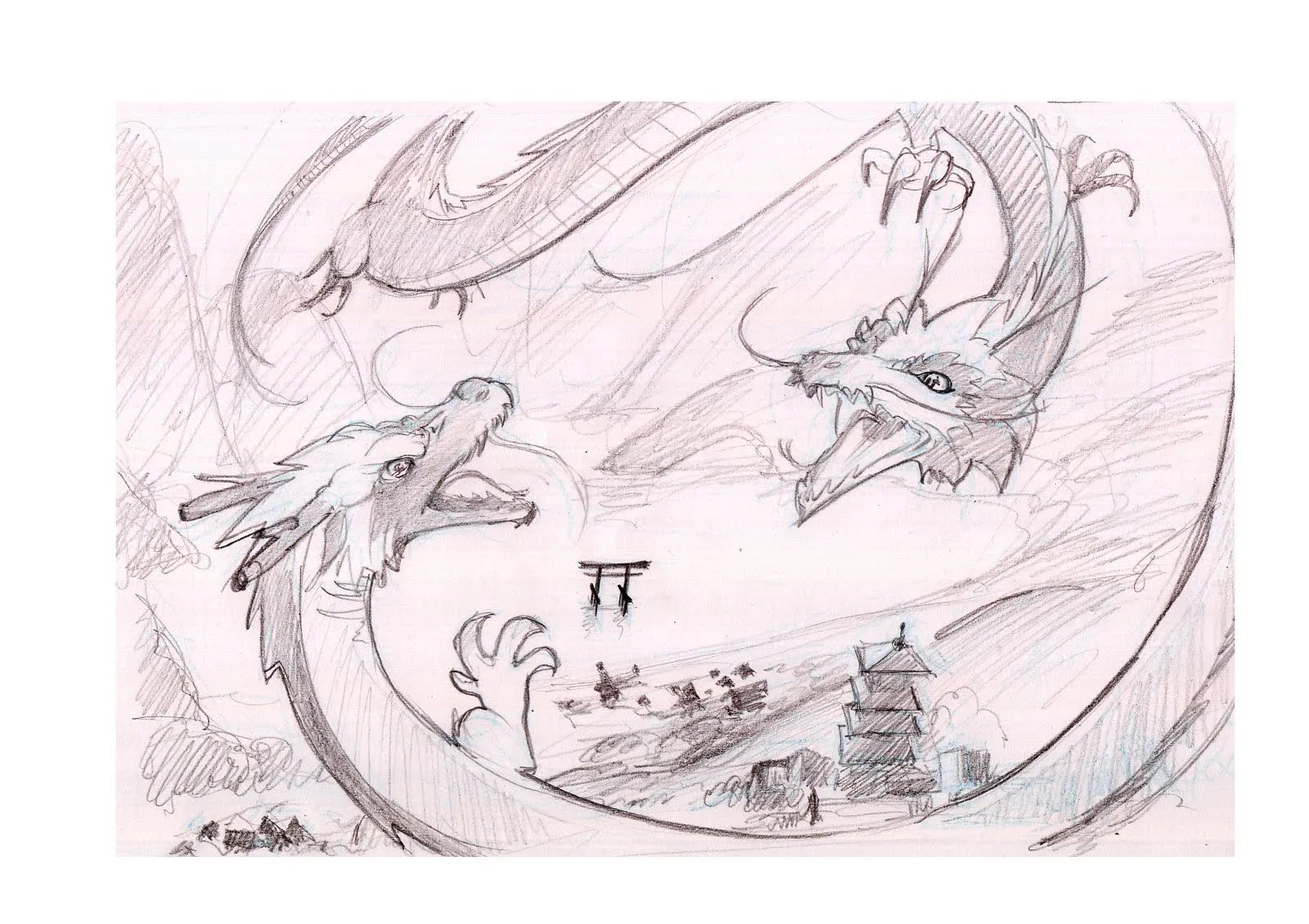 REMEMBER (VII): DRAGONES MANGA PARA SPOT DE TV (bocetos ...