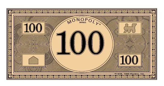 Remolones: Billetes de Monopoly para imprimir 2