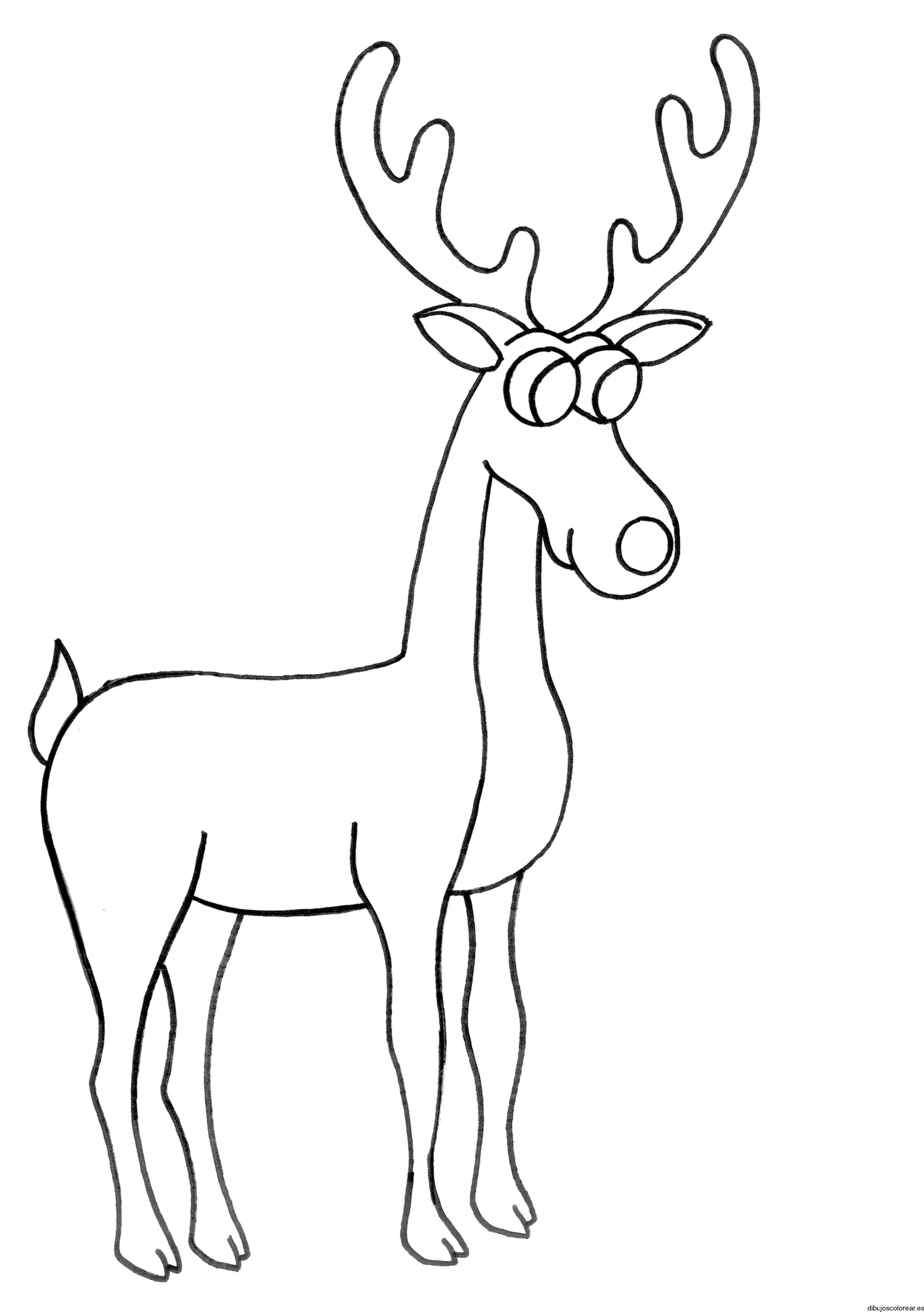 renos | Dibujos para Colorear