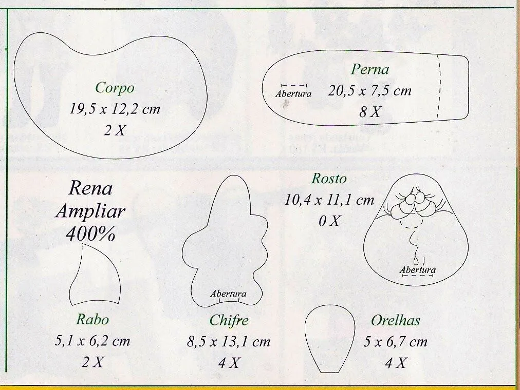 Renos navideños en fieltro manualidades