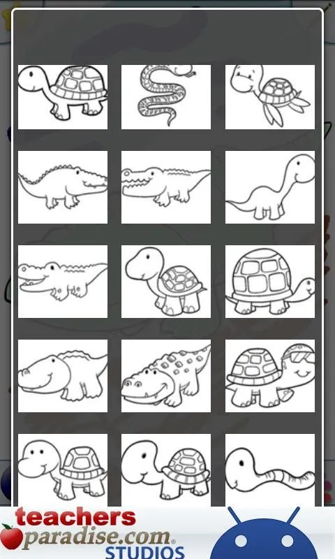 Reptiles para colorear juego - Aplicaciones Android en Google Play