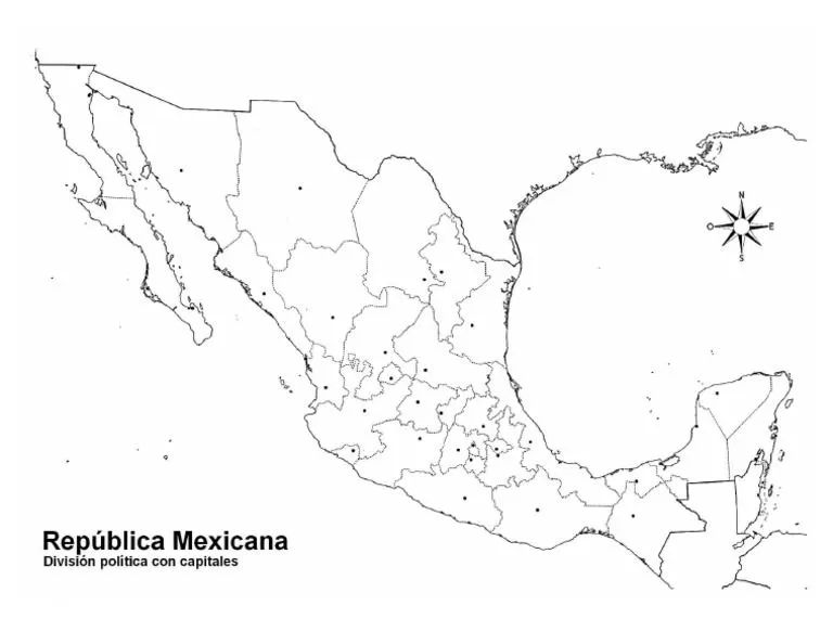 Republica Mexicana Con Division Sin Nombres | PDF