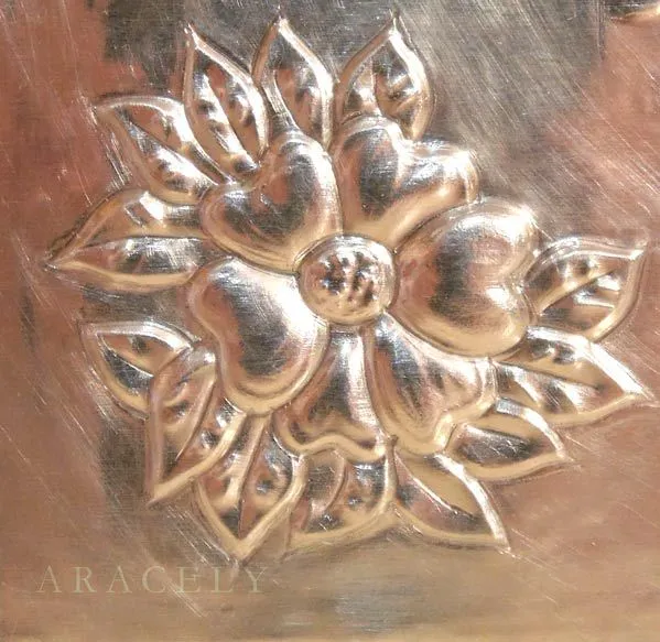 Repujado en aluminio, porta retratos recto | Aracelyasmine ...