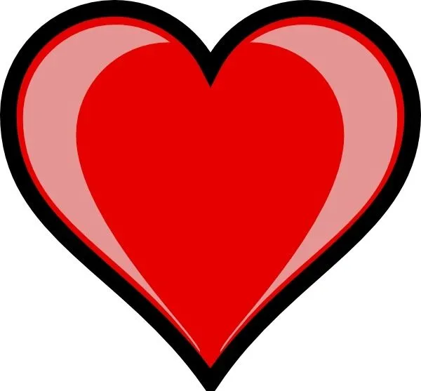 Resalte el corazón clipart Vector de imágenes prediseñadas ...