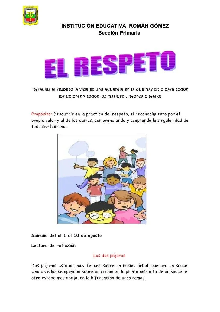 Valor del respeto