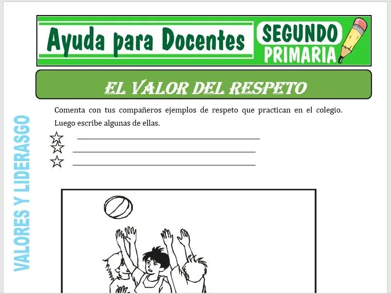 El Valor del Respeto para Segundo de Primaria – Ayuda para Docentes