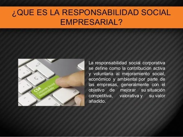 La responsavilidad social corporativa