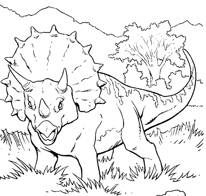 Dibujos para pintar de dinosaurios - Imagui