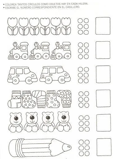 Resultado de imagen para actividades de matematica de numeros del ...