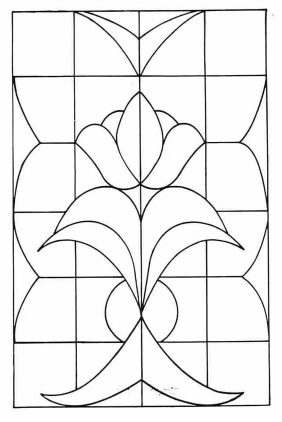 Resultado de imagen para plantillas de falso vitral | Stained glass  designs, Stained glass paint, Faux stained glass