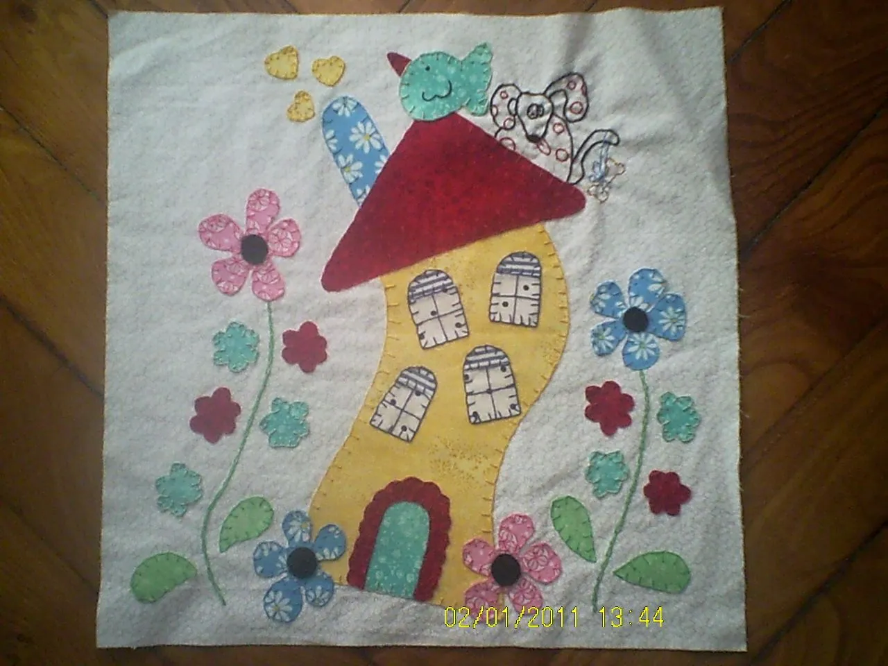 Retales de vida: 3º y 4º bloque de mi 1ª colcha de patchwork