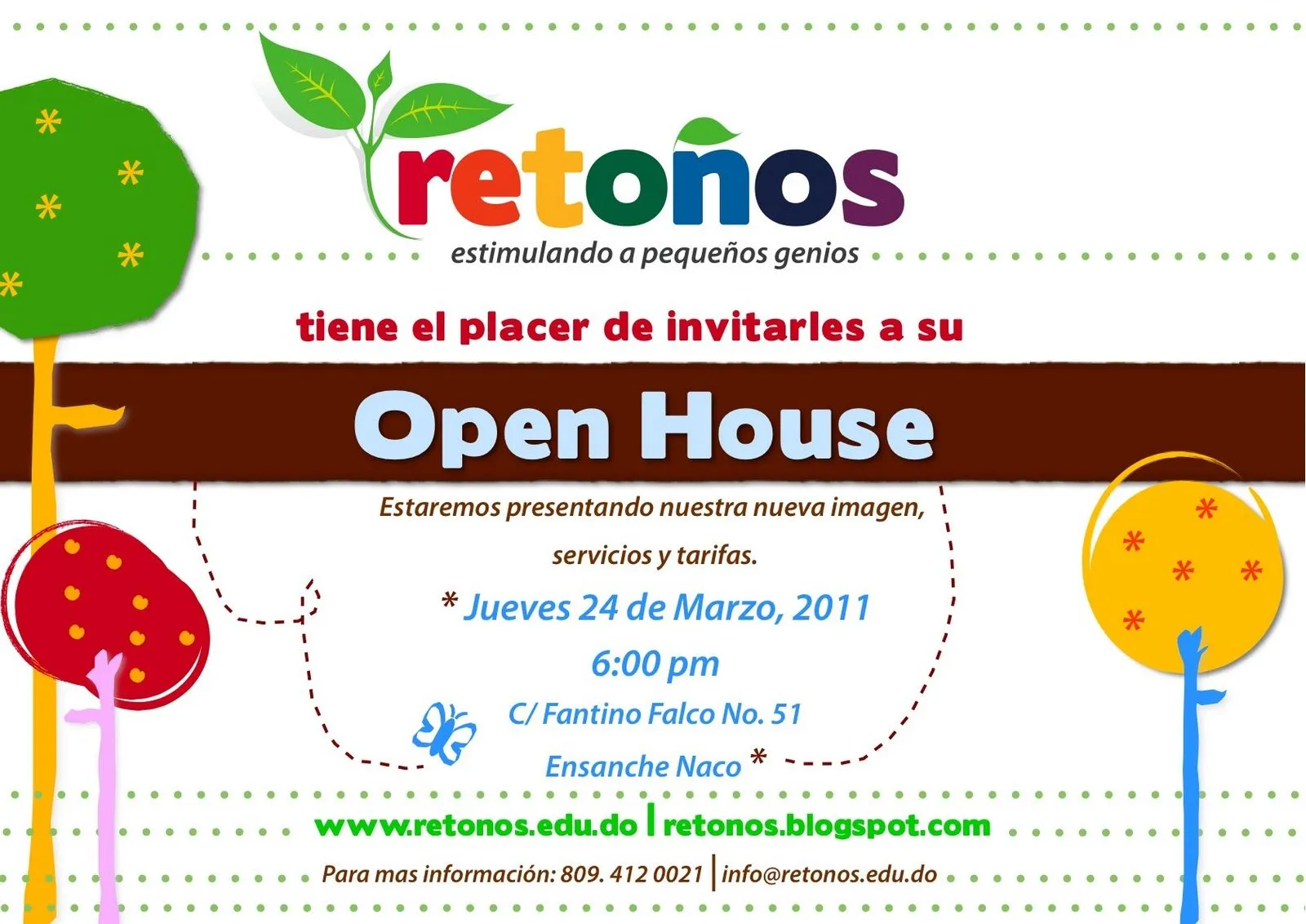 Retoños: Invitación | Open House