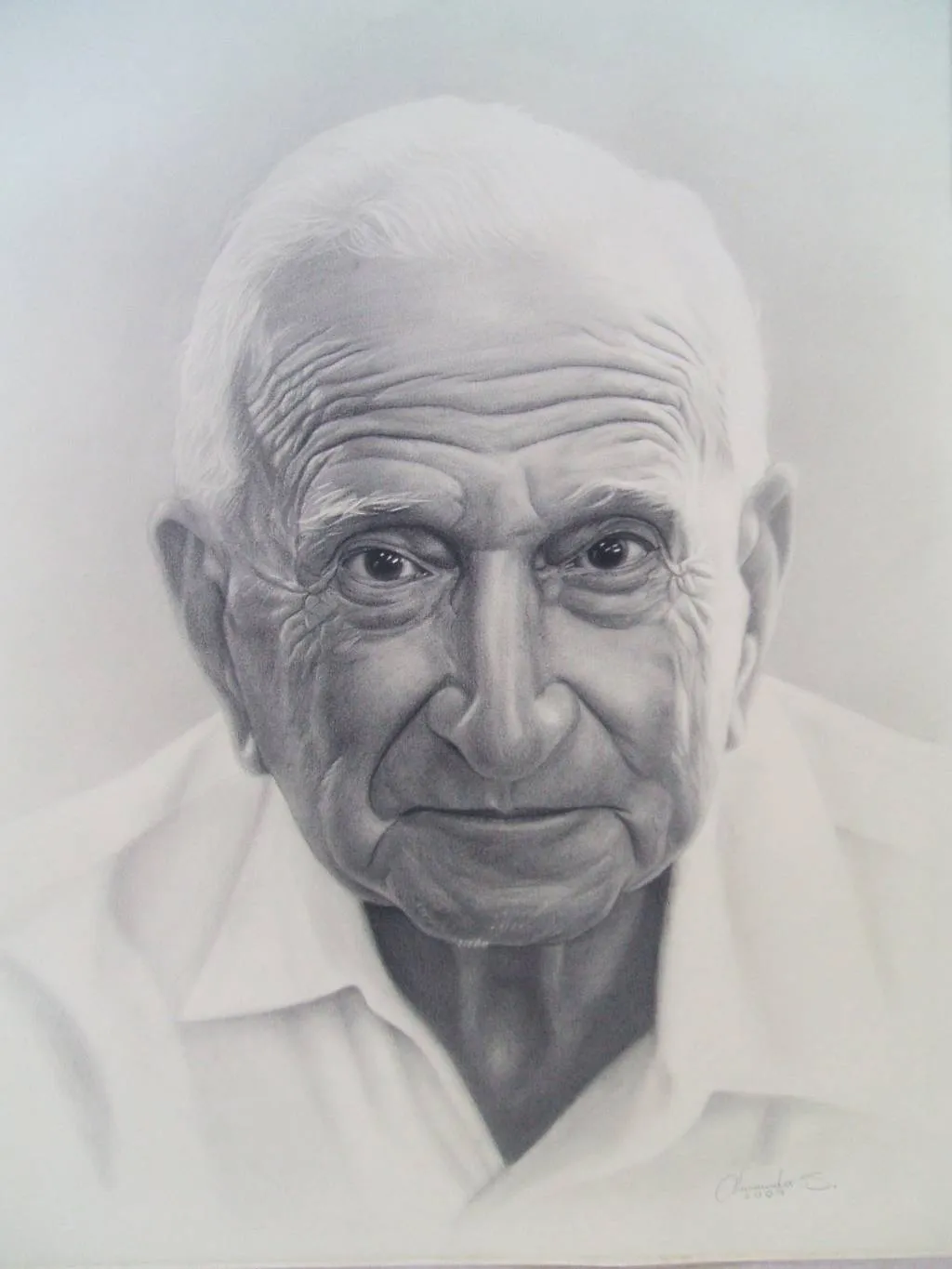 RETRATO DE ANCIANO Alvaro Ahumada Salcedo - Artelista.