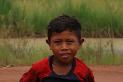 Retrato de un niño indígena (Puerto Ayacucho, Amazona-Venezuela ...