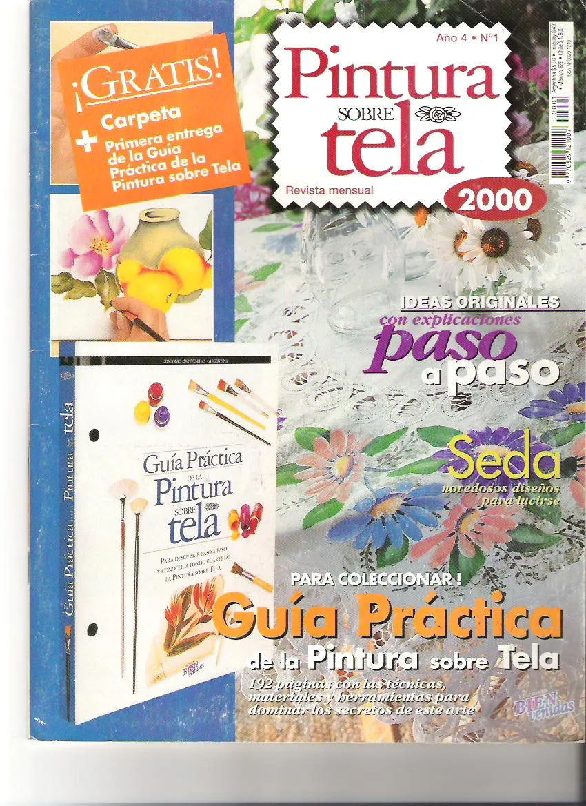 Revistas de Manualidades Para Descargar: Pintura en Tela nº 1