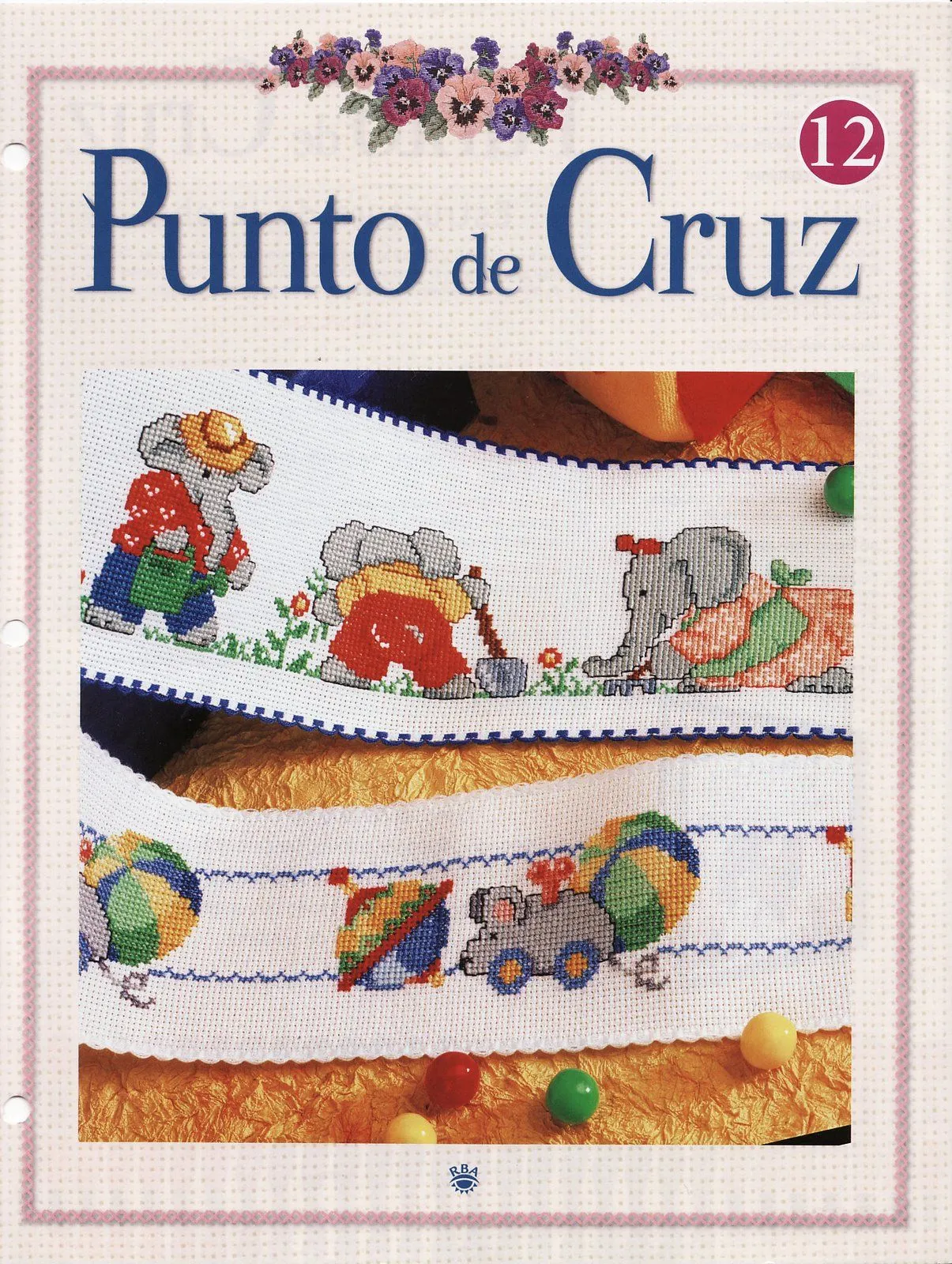 Revistas de Manualidades Para Descargar: Punto de Cruz N°12