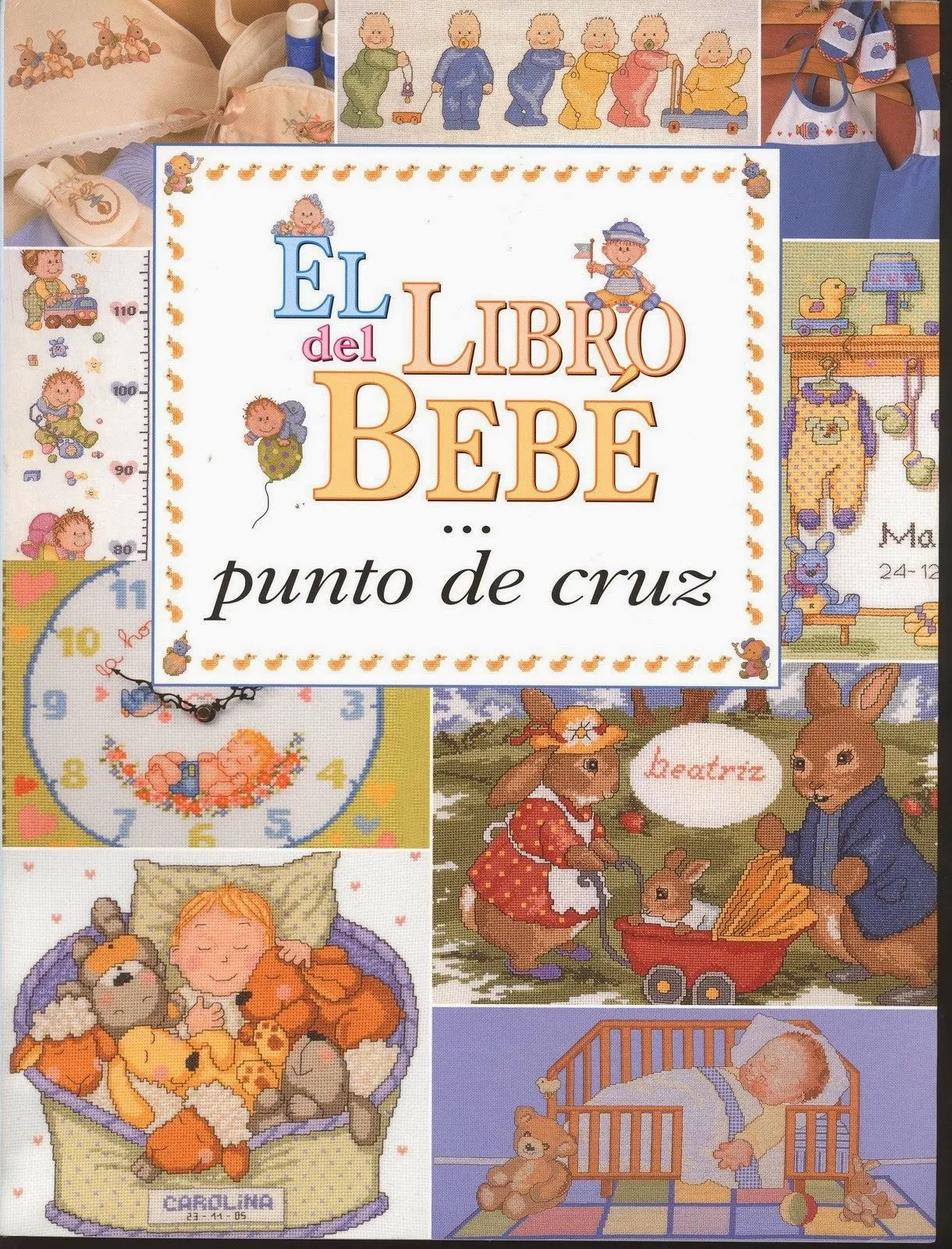 Revistas de manualidades Gratis: Punto de Cruz Bebes