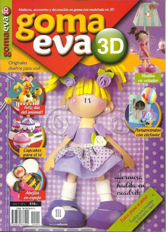 Revistas de manualidades Gratis: Revista de Goma Eva 3D