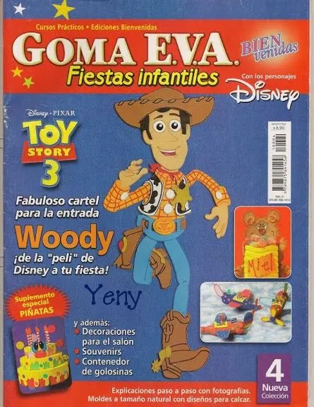 Revistas de manualidades Gratis: Como hacer a Woody en Goma Eva