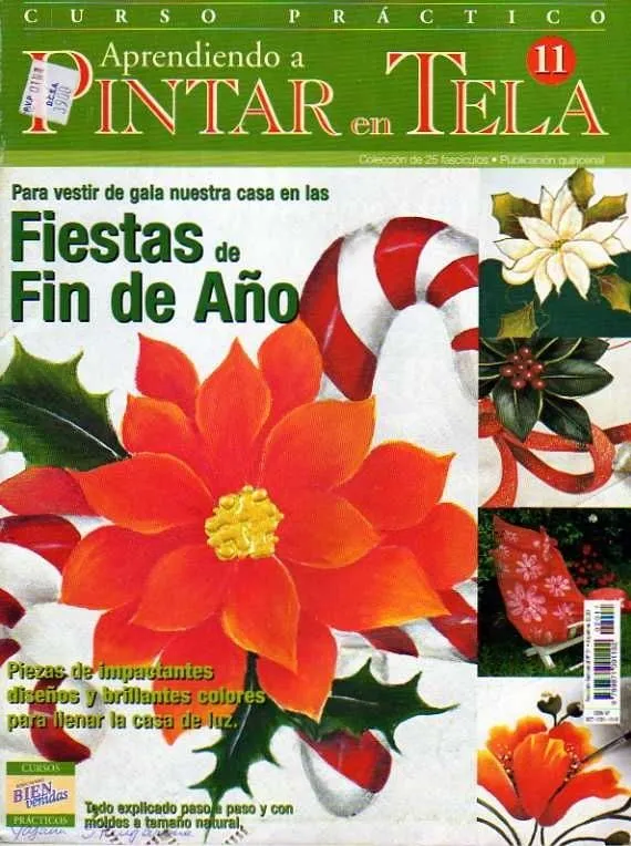 revistas y algo mas: REVISTA APRENDIENDO A PINTAR EN TELA