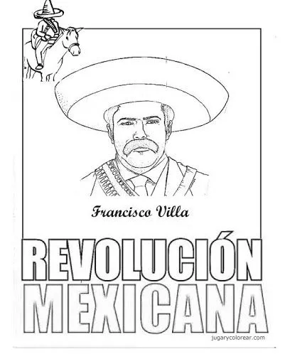 Revolución mexicana para colorear - Imagui