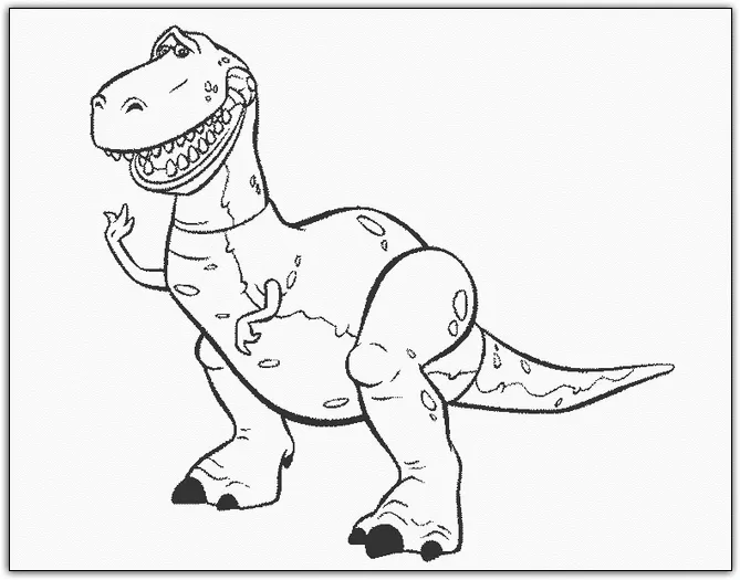 rex snowt Colouring Pages