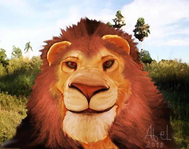 rey leon...mufasa caricatura | Flickr - Photo Sharing!