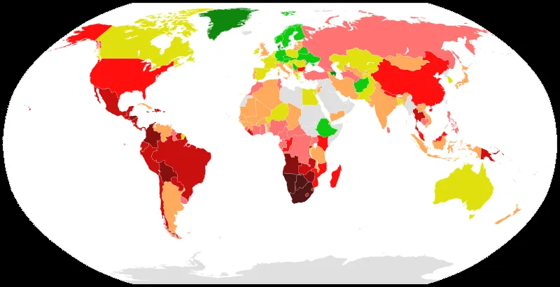 Ricardo Ferré, Prof. universitario en Suecia: Índice Gini en el mundo