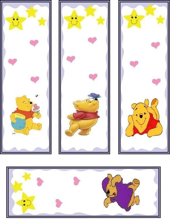 El rincon de la infancia: ♥ Separadores Pooh