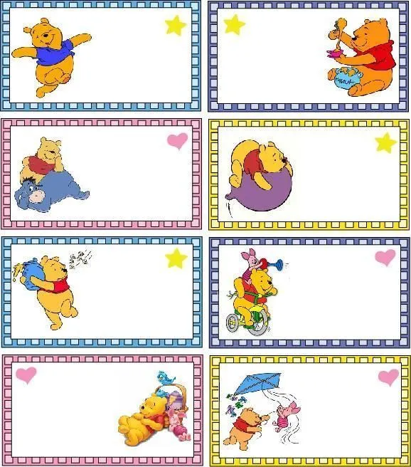 El rincon de la infancia: ♥ Separadores Pooh