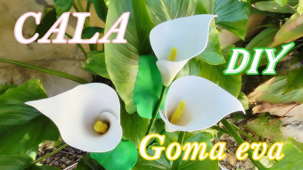 El rincón de las manualidades caseras.: Flor en goma eva. CALA