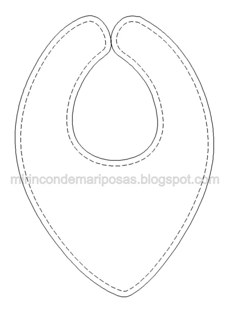 mi rincón de mariposas: Coser un babero tipo bandana