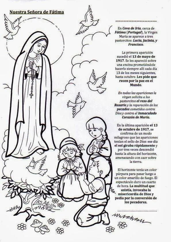 El Rincón de las Melli: Breve historia de Nuestra Señora de Fatima