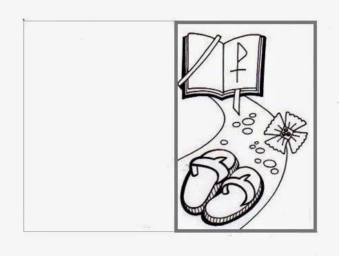 El Rincón de las Melli: Tarjeta: Sandalias misioneras y Palabra