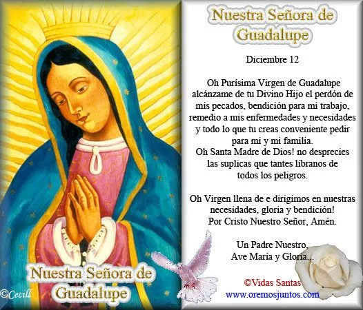 Rincón de la Oración: Estampas Oraciones de Nuestra Señora de ...