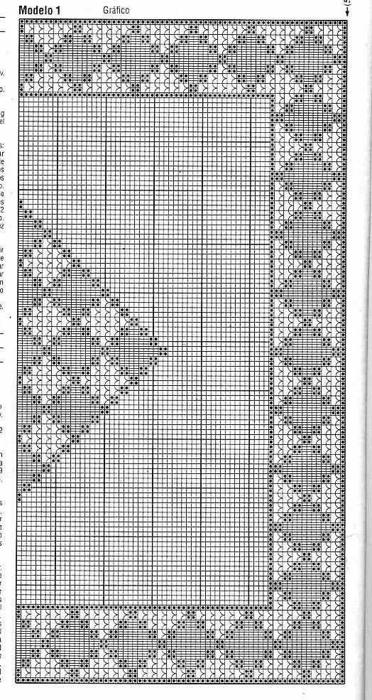 ❤ ✿ Mi Rincón del Tejido ✿ ❤: PATRON GRATIS Diagramas para mantel  rectangular