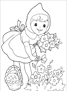 LAMINAS PARA COLOREAR - COLORING PAGES: Caperucita Roja para ...