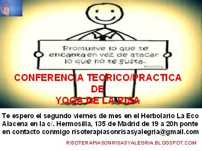 RISOTERAPIA SON RISAS Y ALEGRIA: CHARLA PRACTICA Y TALLERES DE ...