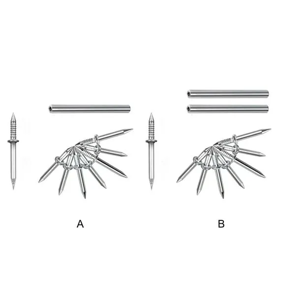 Riwesomey Clavos duraderos y fáciles de acerar para una instalación sin  costuras Clavo de instalación sin costuras Clavos sin costuras 100 Type2  NO2 | Walmart en línea