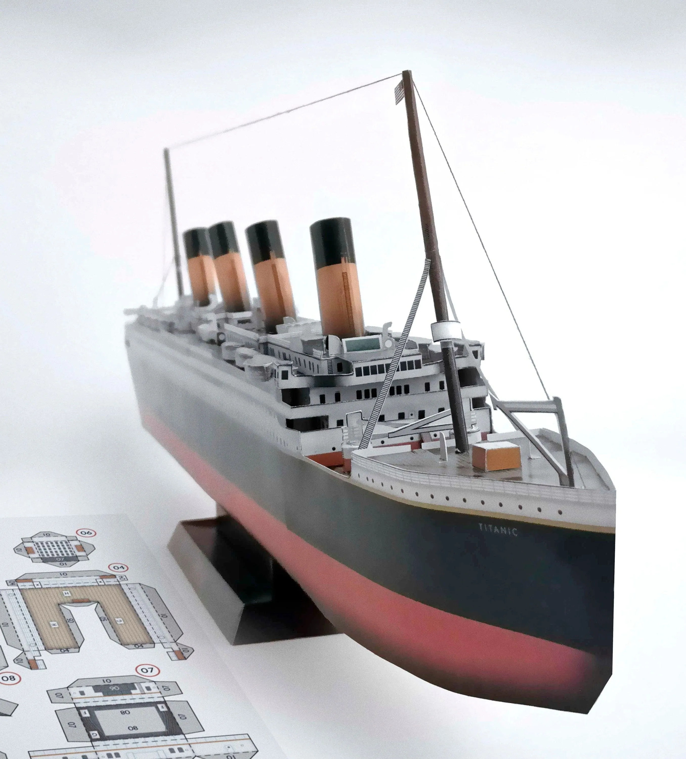 RMS TITANIC recortable de papel Maqueta recortable Set - Etsy México